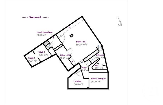 immeuble à vendre - 494.0 m2 - PARIS - 75013 - ILE-DE-FRANCE - Century 21 Alésia